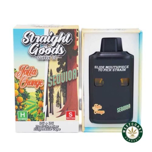 Straight Goods – Dual Chamber Vape – Jaffa Orange + Sequioa (3 Grams + 3 Grams)