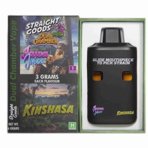 Straight Goods – Dual Chamber Vape – Jawa Juice + Kinsasha (3 Grams + 3 Grams)