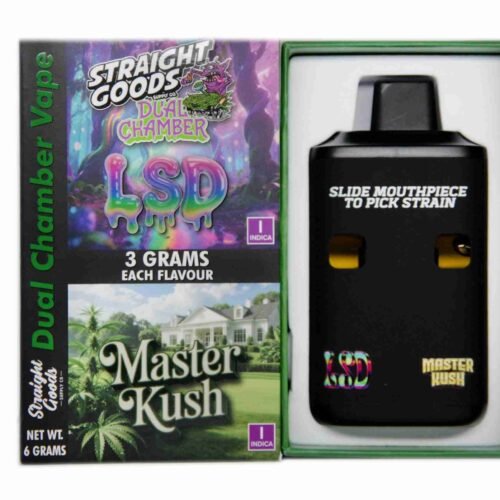 Straight Goods – Dual Chamber Vape – LSD + Master Kush (3+3 Gram)