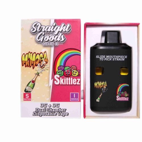 Straight Goods – Dual Chamber Vape – Mimosa + Skittlez (3 Grams + 3 Grams)