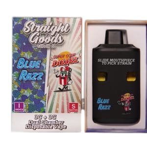 Straight Goods – Dual Chamber Vape – Northern Lights + Durban Poison (3 Grams + 3 Grams)