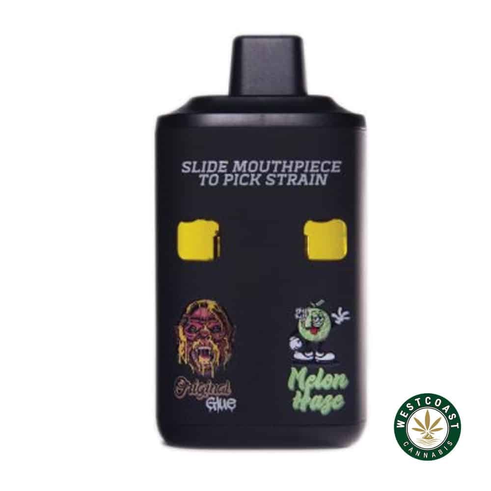 Straight Goods – Dual Chamber Vape – Original Glue + Melon Haze (3 Grams + 3 Grams)
