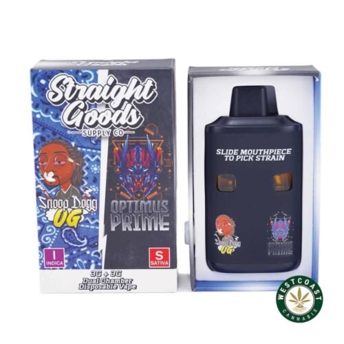Straight Goods – Dual Chamber Vape – Snoop Dogg OG + Optimus Prime (3 Grams + 3 Grams)