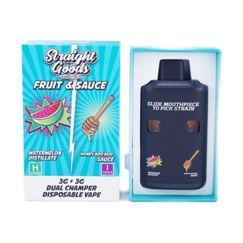 Straight Goods – Dual Chamber Vape – Watermelon + Honey Boo Boo (3 Grams + 3 Grams)
