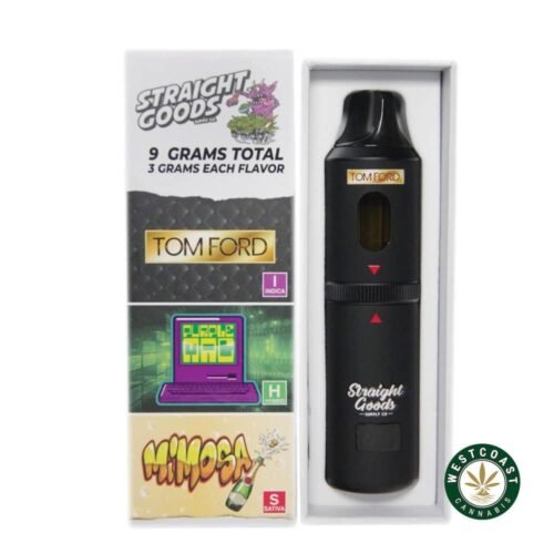 Straight Goods – Triple Chamber Vape – Tom Ford + Purple Mac + Mimosa (3 Grams + 3 Grams + 3 Gram)