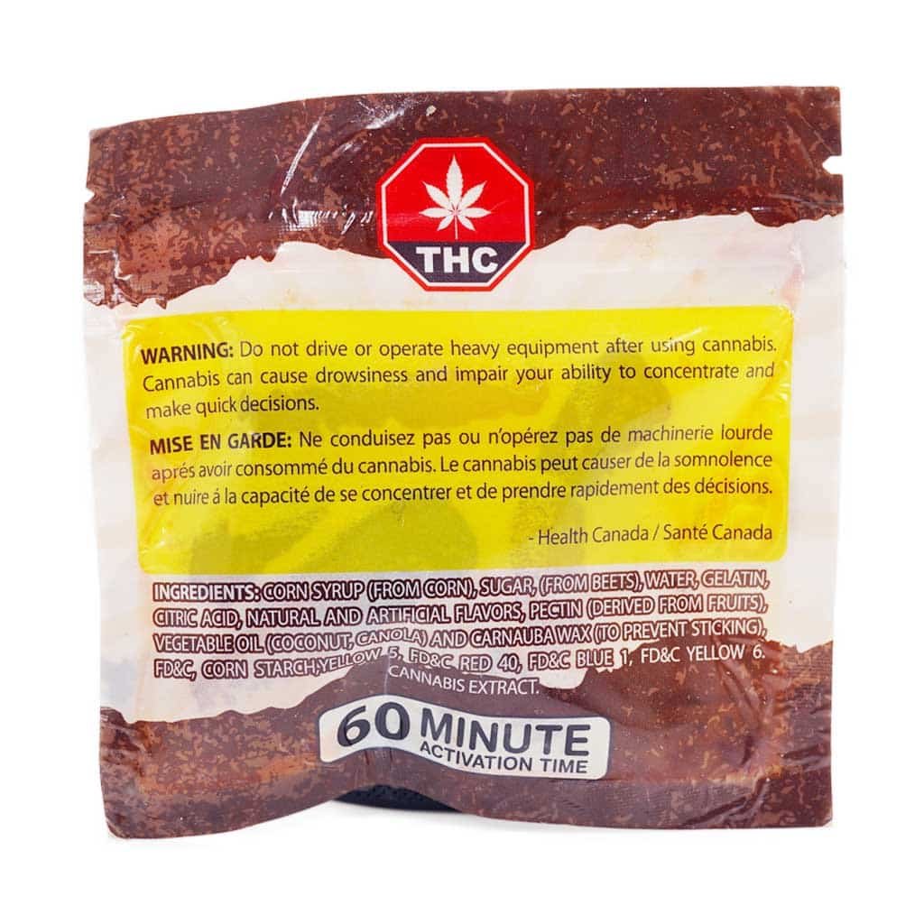 Unforgettable Edibles – Gummy Sodas Sour Cola Bottles 600mg THC